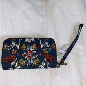 Brand new navy clutch